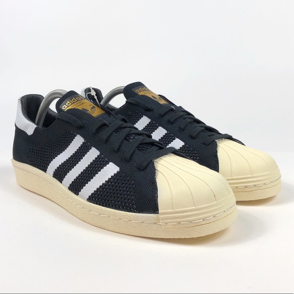 Adidas Superstar 80s Mens Shell Toe Shoes S82780 - Picture 3 of 9